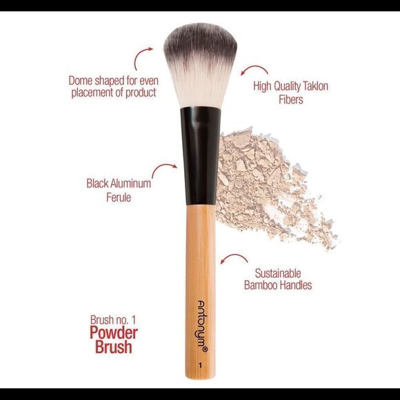 NWT Antonym Cosmetics Powder Brush #1 - Picture 3 of 4